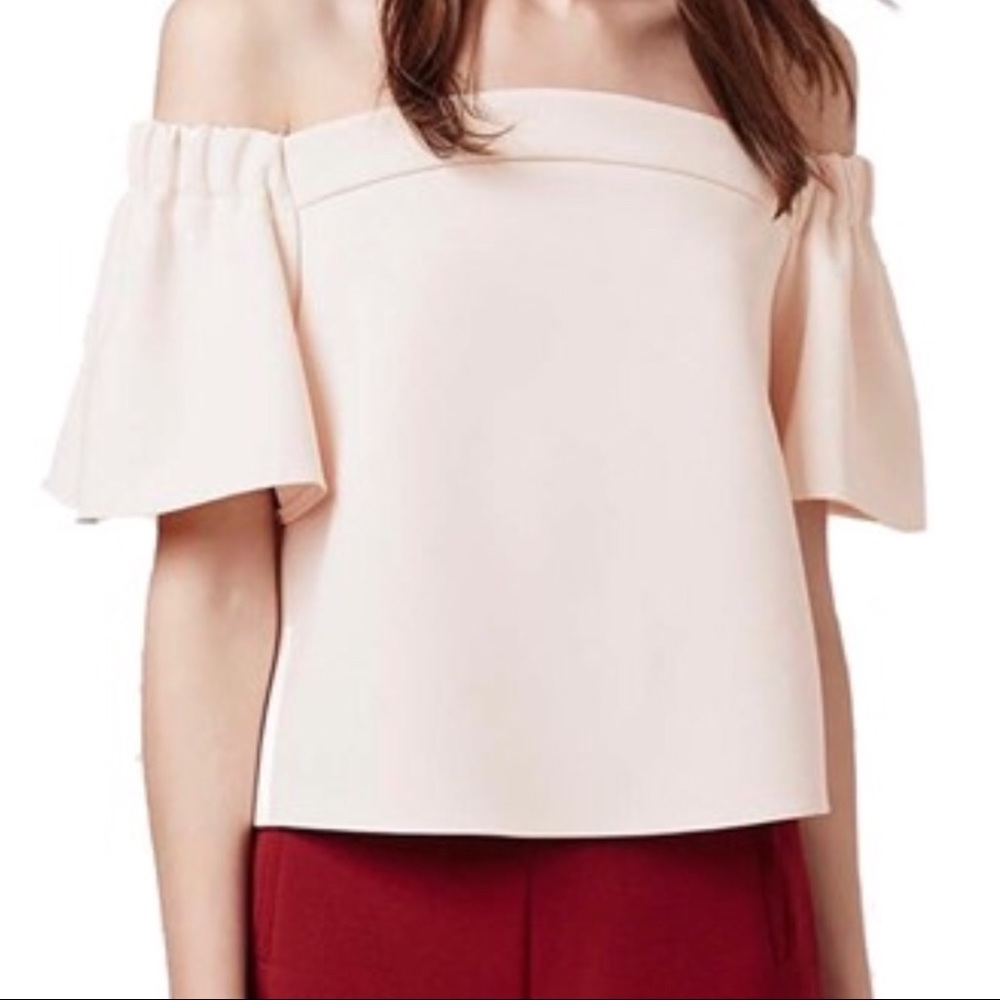 NWT topshop structured bardot top
